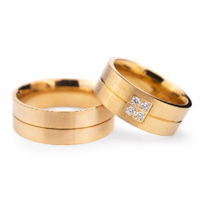 Auksiniai vestuviniai žiedai "VMA130"