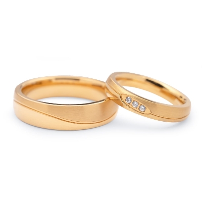 Gold wedding rings "VKA 106"