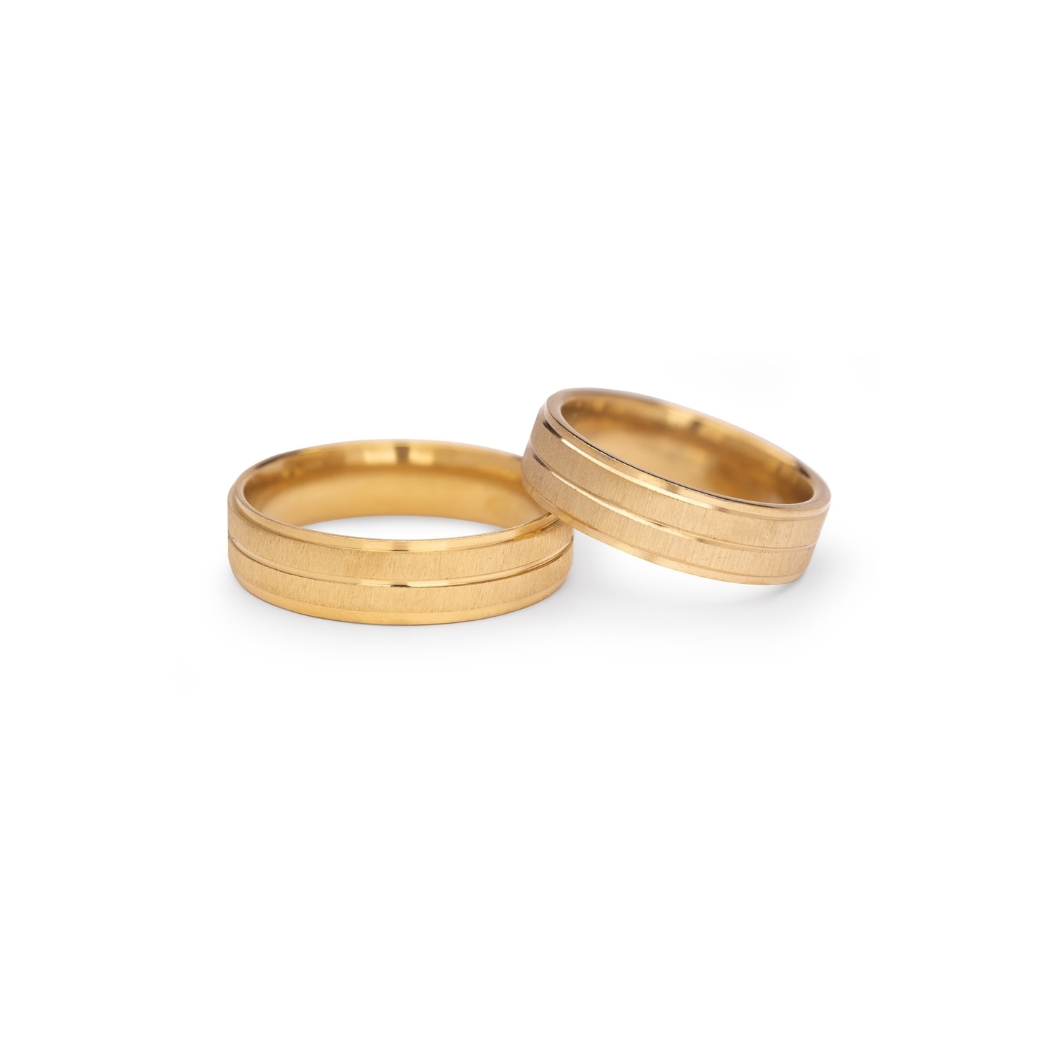 Auksiniai vestuviniai žiedai "VM123"