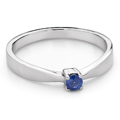 Engagement ring with gemstones "Sapphire 50"