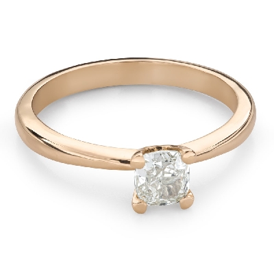 Gold ring with diamond "Unforgettable 60"