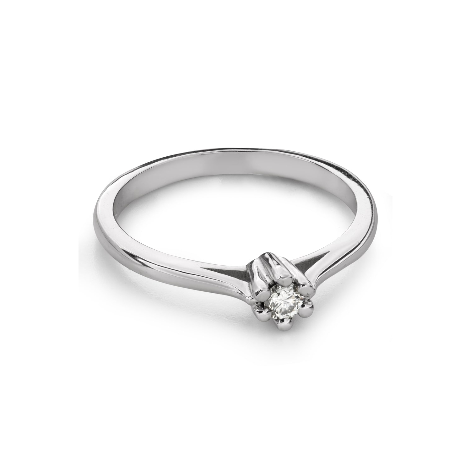 Engagement ring with brilliant "Purity 108"