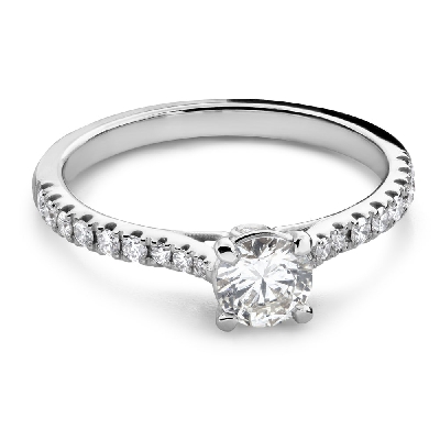 Engagment ring with brilliants "Grace 324"