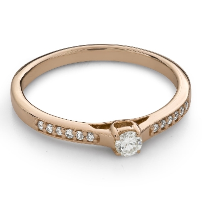 Engagment ring with brilliants "Grace 329"