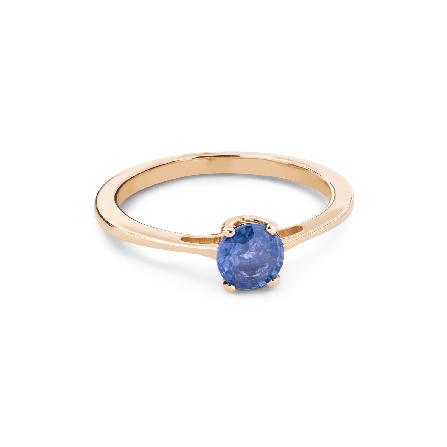 Engagement ring with gemstones "Sapphire 63"